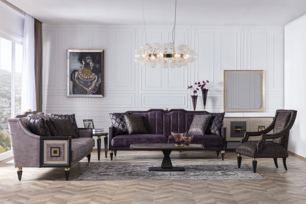 LÜX GOLDEN SOFA SET